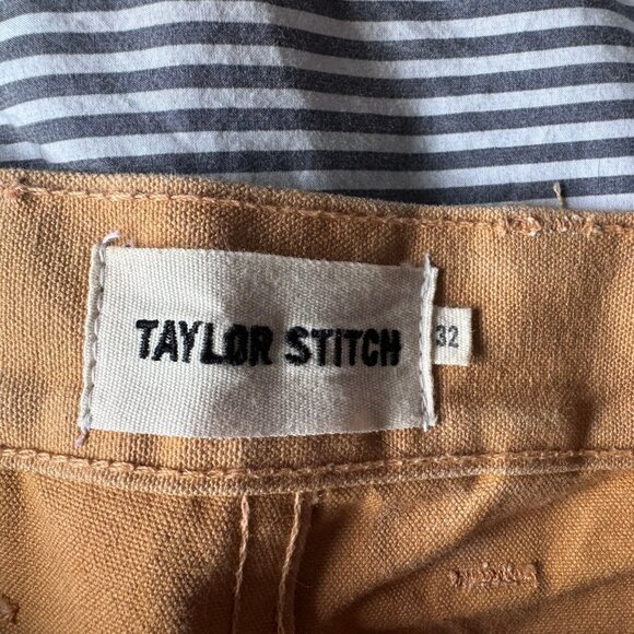 Taylor Stitch - The Wharf Pant in British Khaki Selvage 32 × 34 - Picture 7 of 7